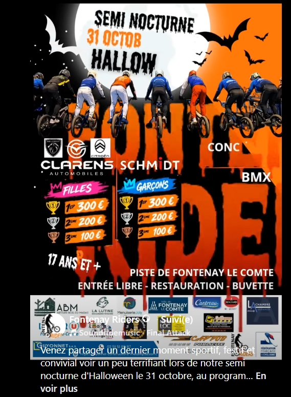 Semi nocturne Fontenay le Comte 31/10/2026